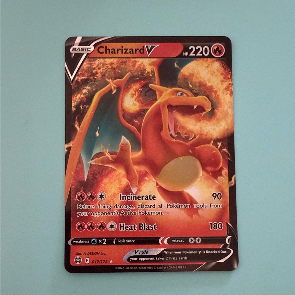Charizard V Pokémon Card